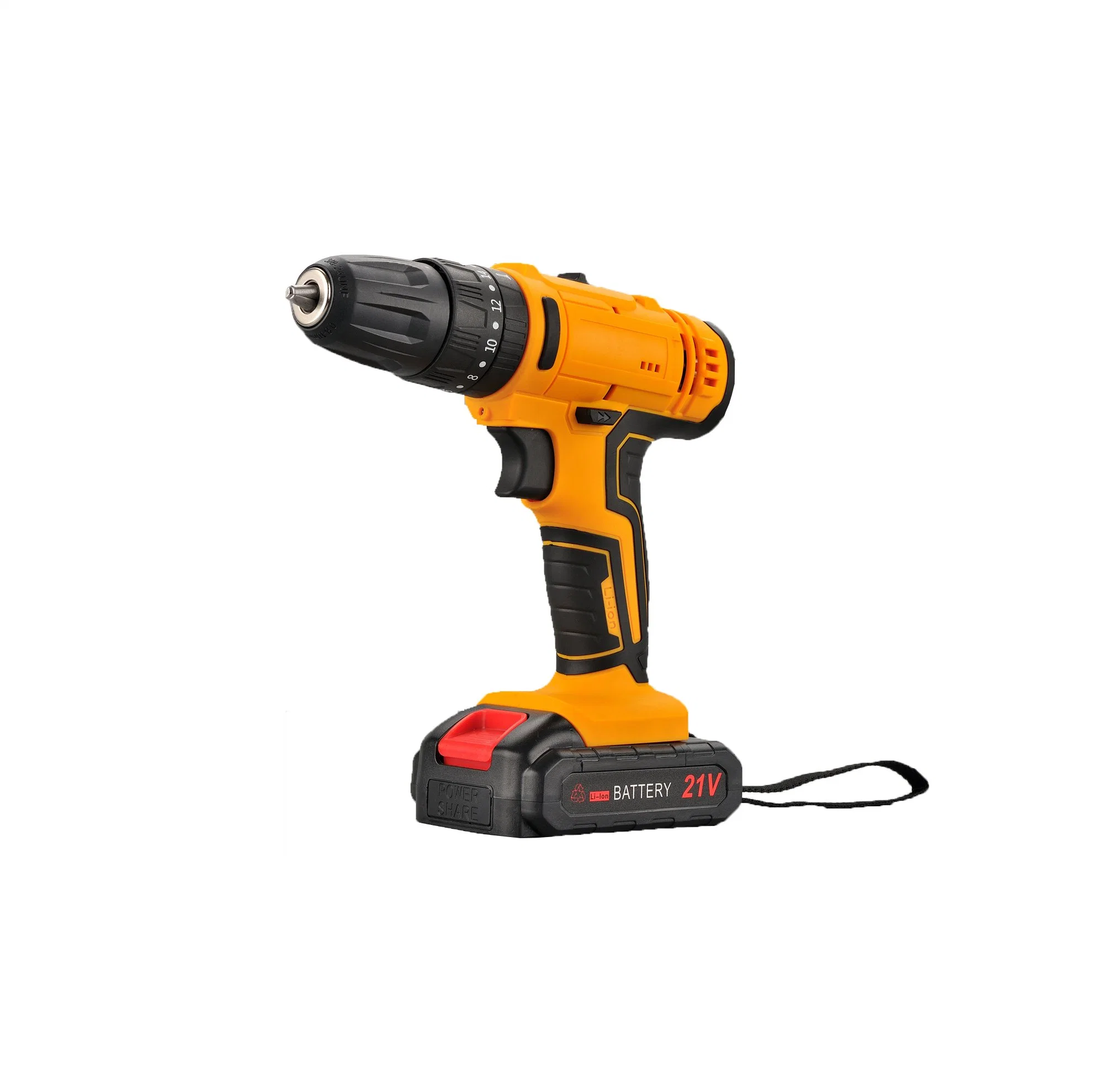 Youwe Akku-Tool Power Tool Handbohrmaschine 2 Geschwindigkeit 18+3 Drehmomenttabelle Für Schnurlose Schlagbohrmaschine