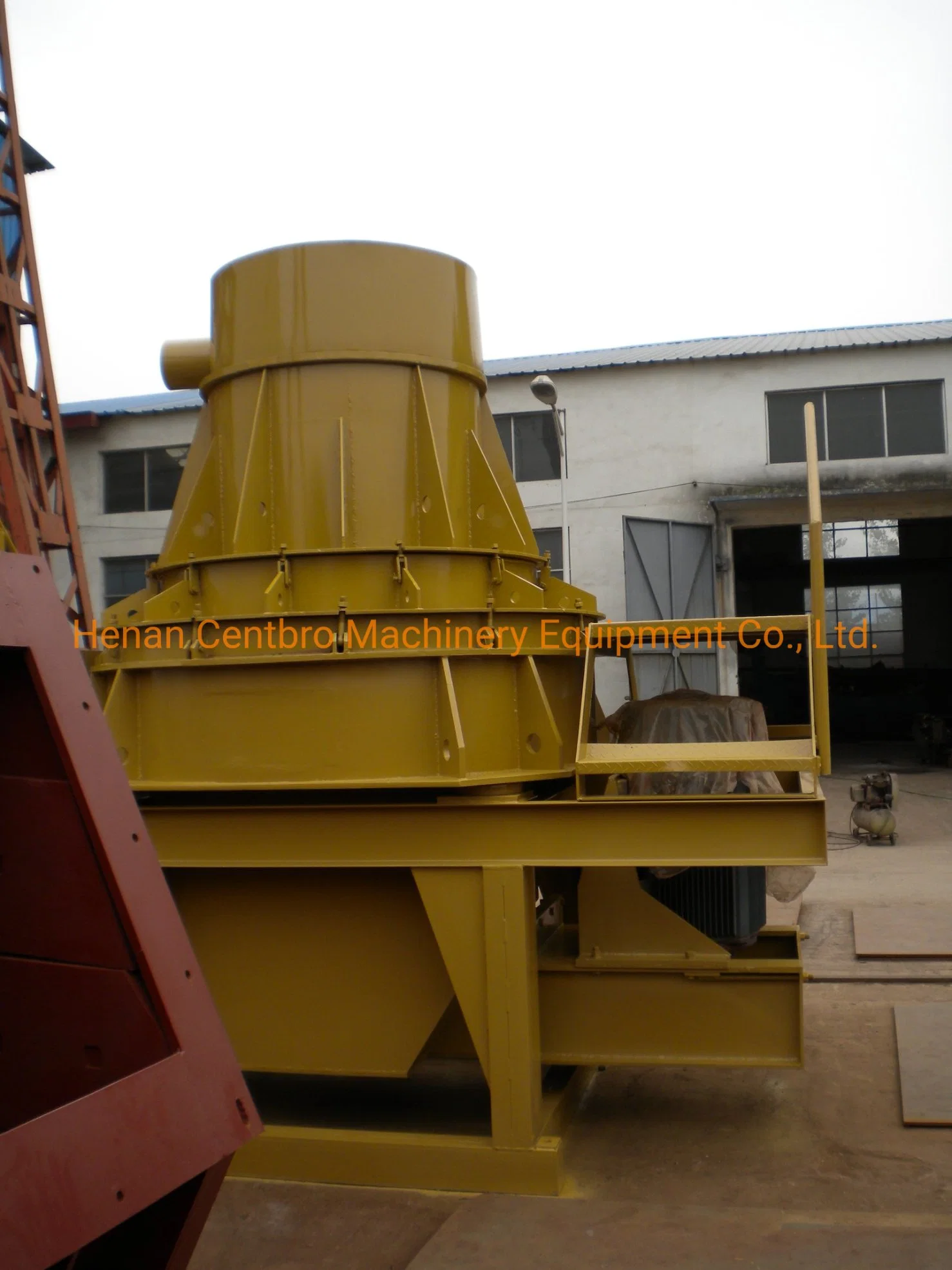 Fabricante fabricante Sand vertical Shaft Crusher Maker for Construction material / Gypsum / sílica / Rock / Gold / River / Stone / Quicklime Supplier