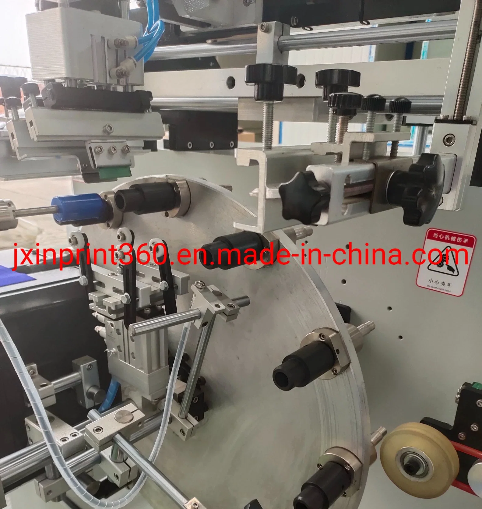 High Speed 1 Color Silk Screen Printing Machine for Plastic Cosmetic Cream Jars and Glass Tubes, Cylinder Bottles