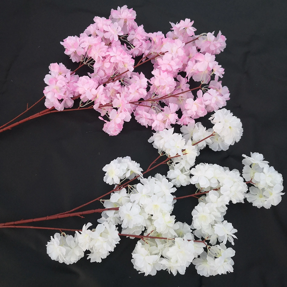 Christmas Decoration Silk Cherry Blossom Flower Wholesale/Supplier Artificial Flower for Sale