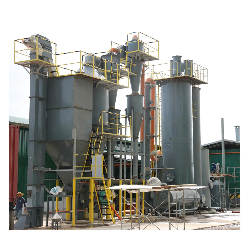 CE Approved Wood Chips Pellet Rice Husk Peanut Shell Corn Sticks Stalks Saw Dust /Biomass Downdraft Fixed Bed Gasifier/Waste to Energy