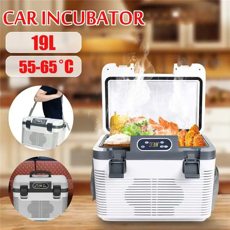 DC12-24V/AC220V Coche nevera nevera Calefacción de congelación para el alquiler de compresor de refrigeración calefacción -5~65 Picnic Inicio grados 19L