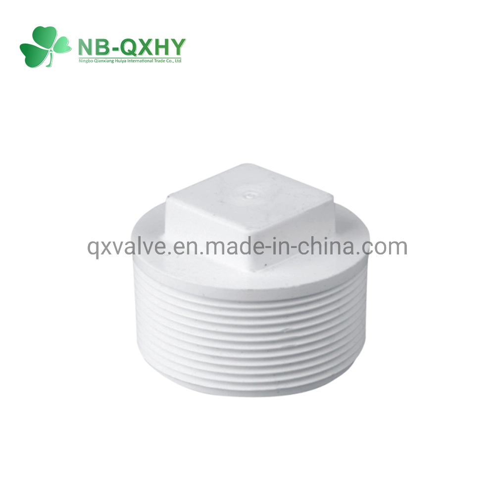 PVC Pressure Male Thread Fittings 90 Degree Elbow BS Standard