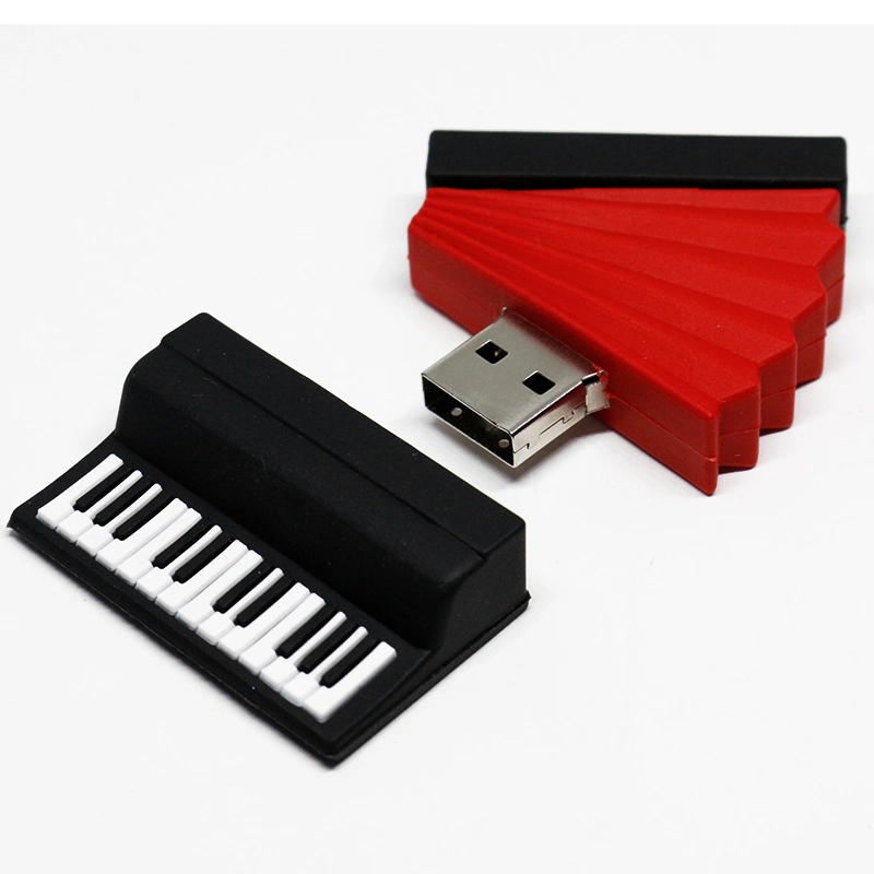 Custom Shape Musical Instruments Accordion PVC USB Flash Drive USB Drive USB Stick Pen Drive USB