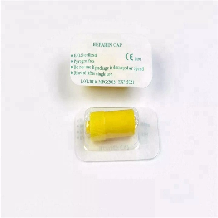 High quality/High cost performance  Sterile Surgical Disposable Heparin Cap Heparin Lock for IV Catheter