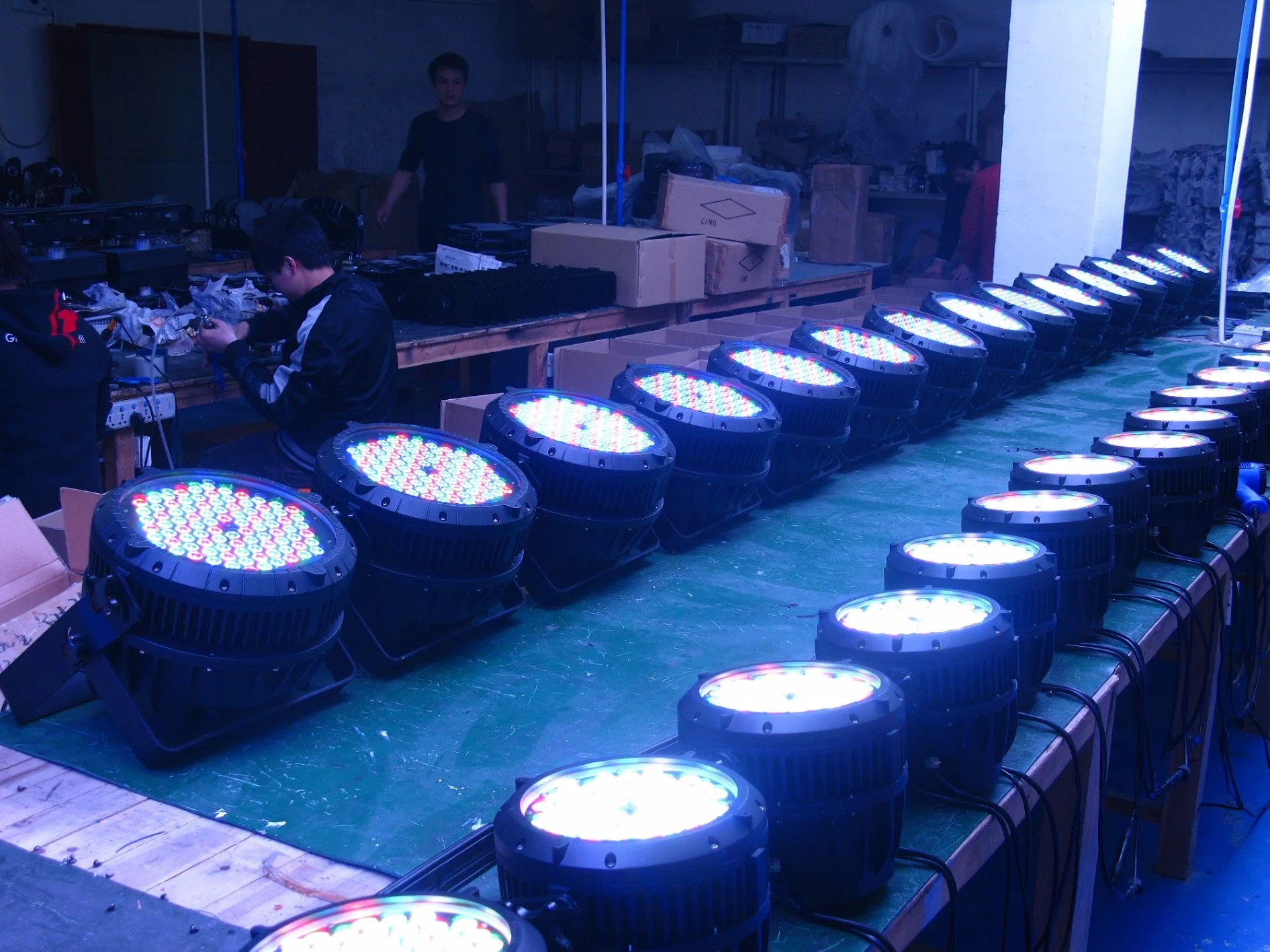 90*5W/3W RGB Big Power Waterproof LED PAR Can