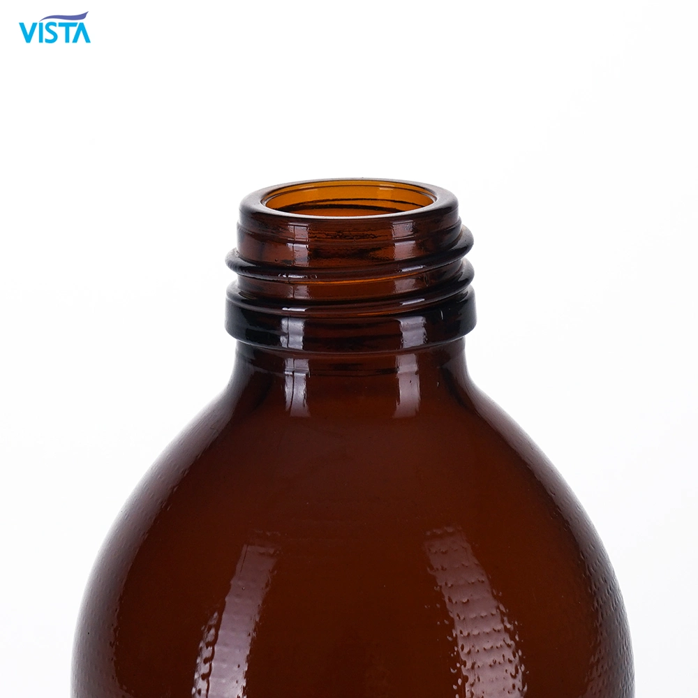 200ml Amber Glass Bottles Pharmaceutical Grade Bottles Syrup Medicine Glass Bottle with Screw Top