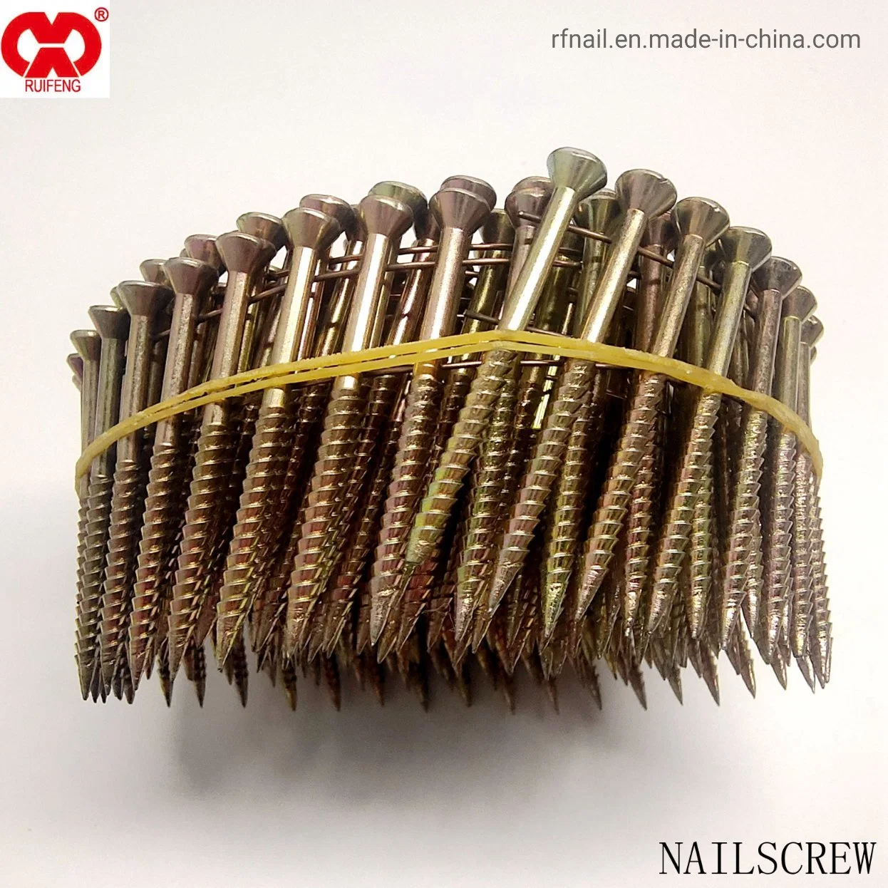 Ruifeng Marca directa Fabricante en Anhui Galvanized Nail bobina de tornillo de cárcel.