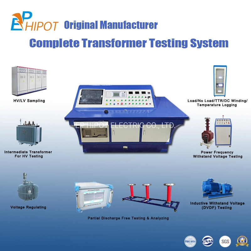 Sumergidos en aceite de tipo seco transformadores de distribución de banco de pruebas Epbz III.