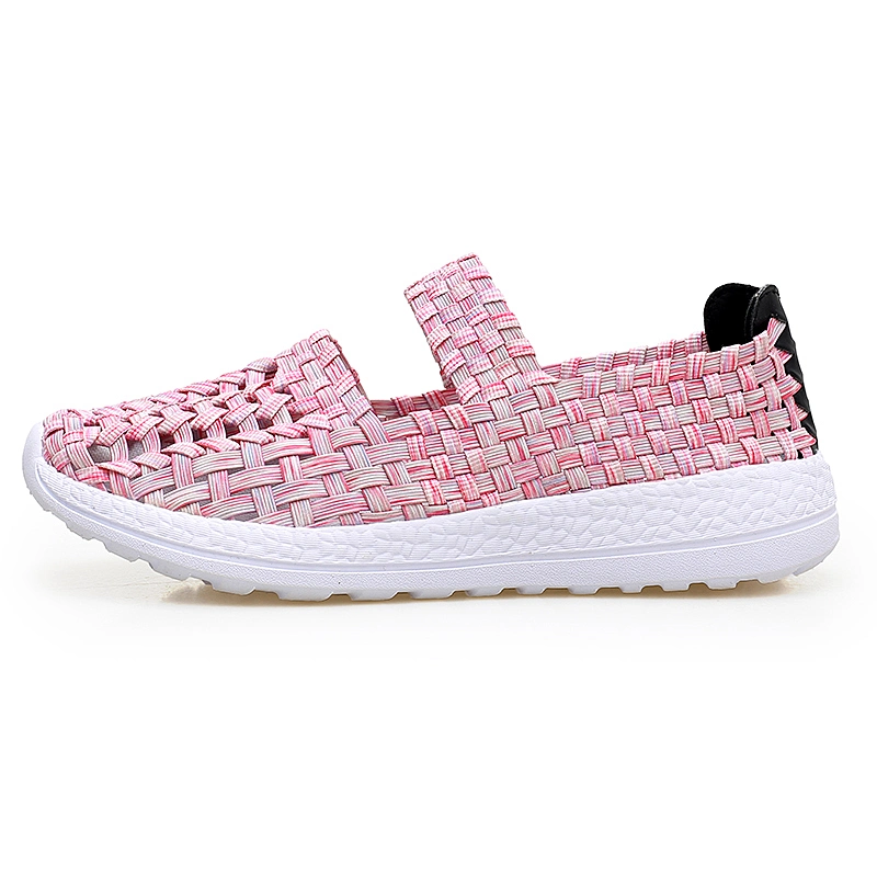 2021 Factory Wholesale/Supplier Cheap Elastic Upper Woven Shoes for Women