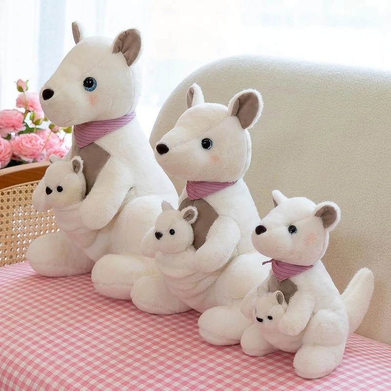 Warm Family Kangaroo Plush Toy Home Decoration Children's Gift