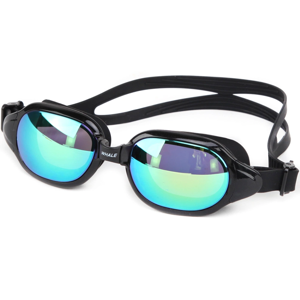 Rectangle Shape Lens Swimming Glasses, Adult Swimming Goggles (mm8703)