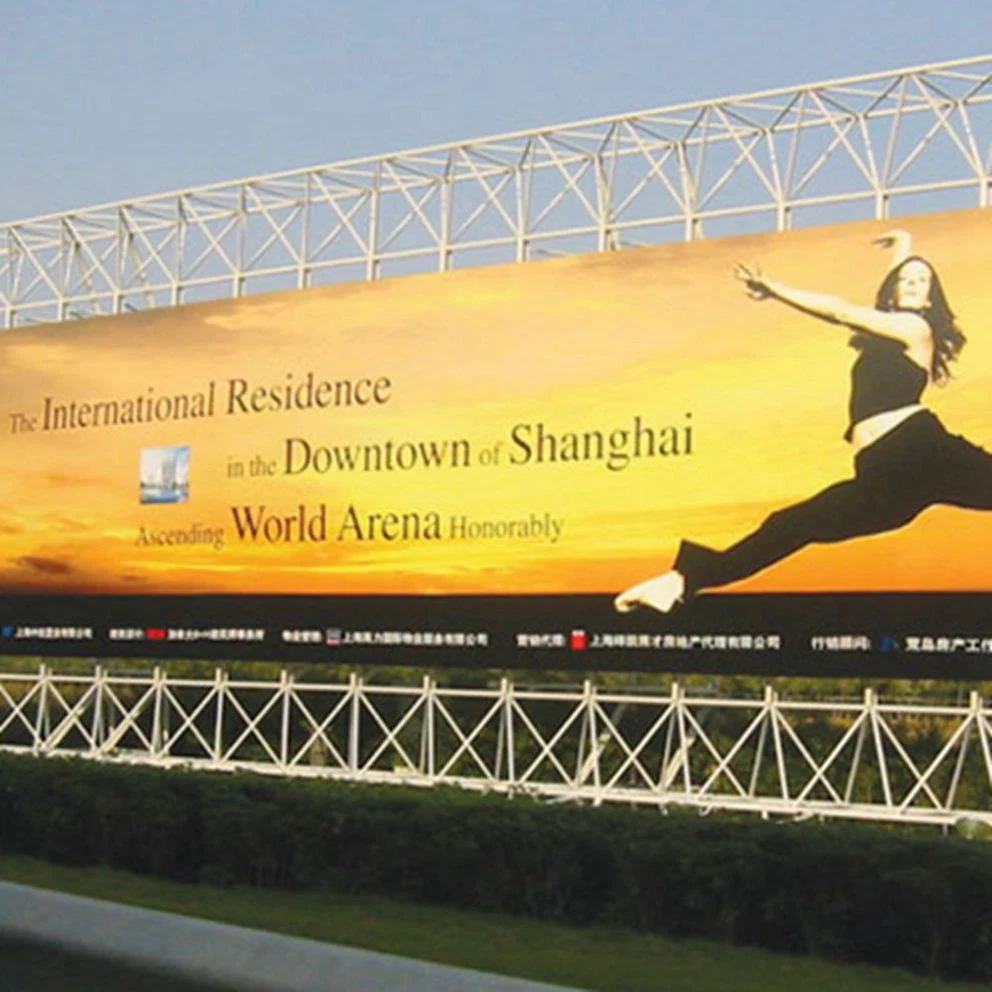 Economic Frontlit PVC Flex Banner for Large Format Billboard