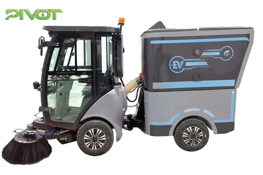 Ride on Electric Street Road Floor Sweeper Powered by Li-Battery/ Sweeping Truck