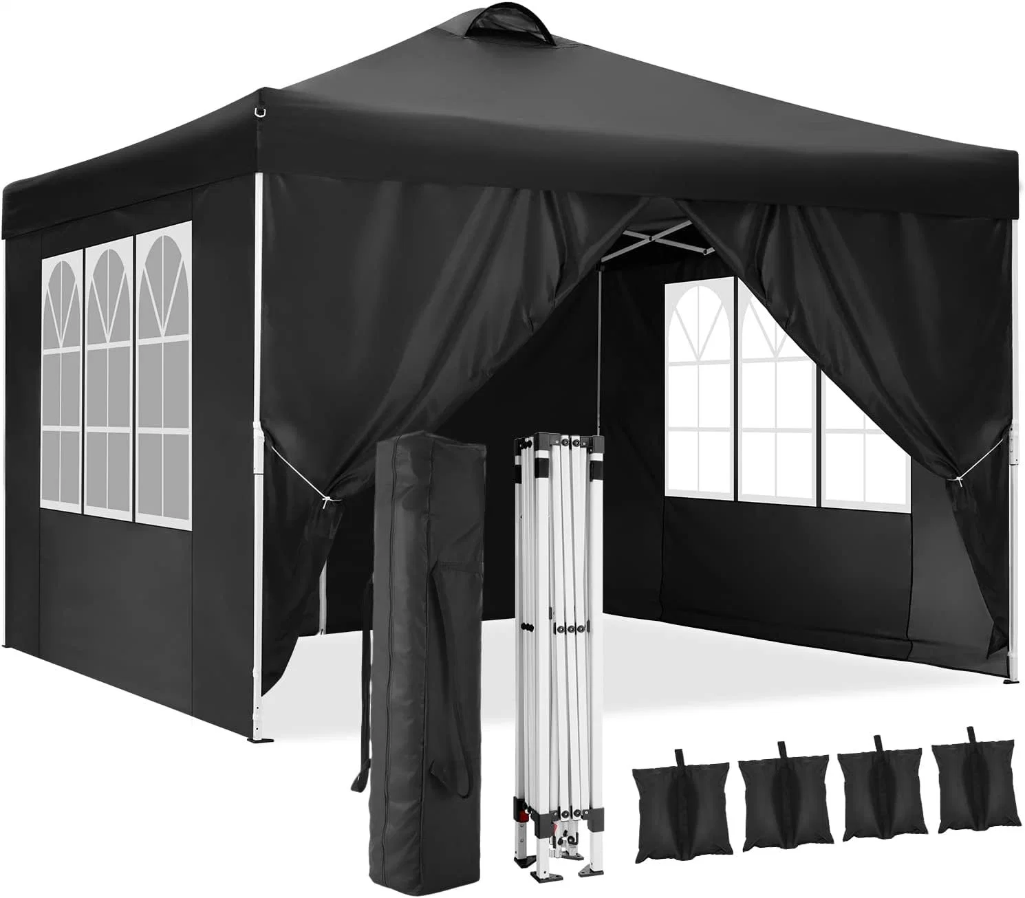 Outdoor Durable Waterproof Iron Pole Cheapest Price Small Size 3X3m Gazebo Tent