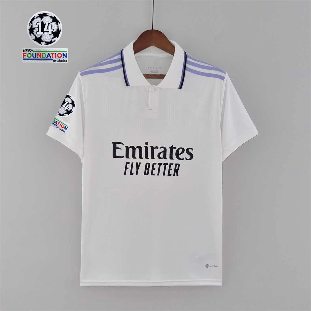 Cheap Madrids Jersey 22-23 Home White Soccer Real Football Club Shirts Free Shipping