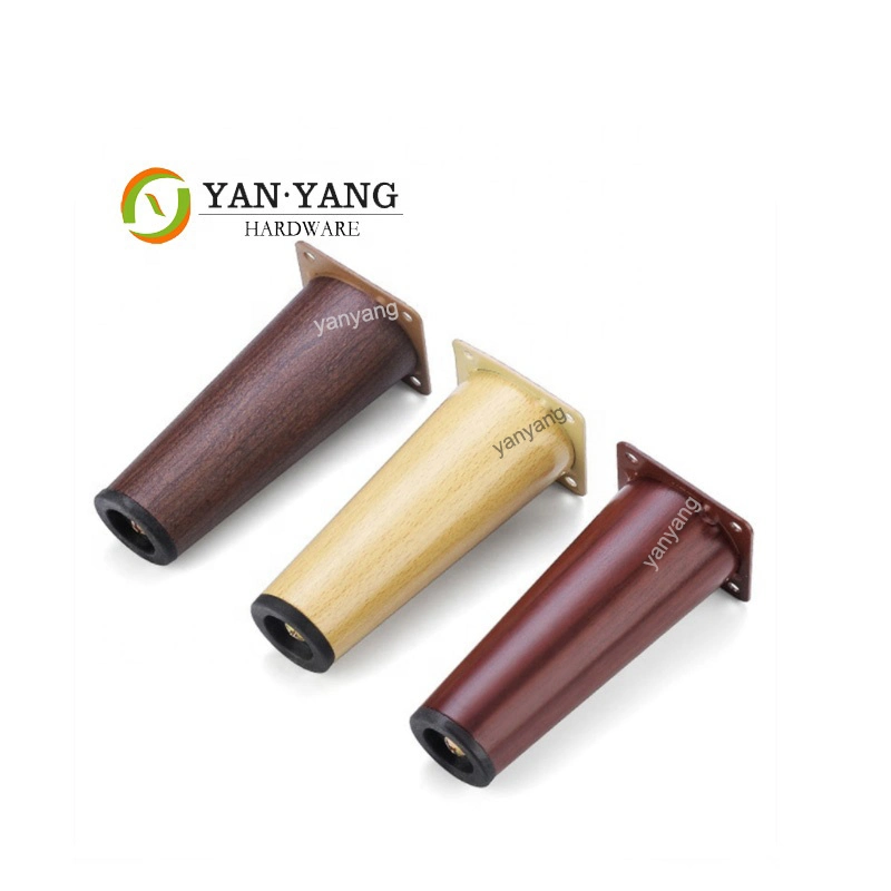 Yanyang Customized High 150mm Modern Furniture Bed Legs Black Metal Sofa Feet
