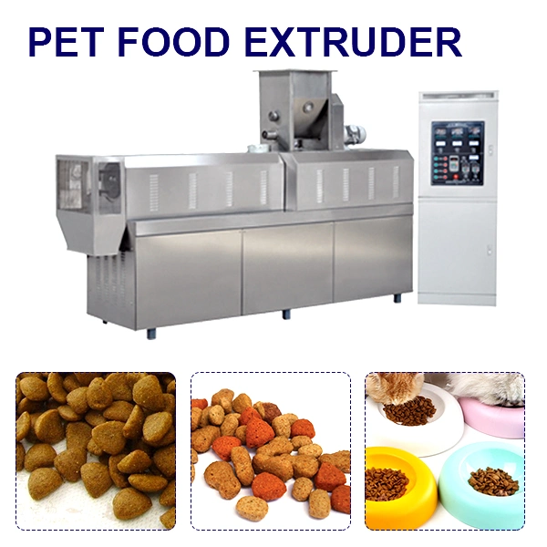 خط إنتاج طعام الكلب التلقائي لبثق طعام الحيوانات الأليفة