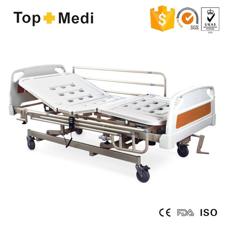 Electric 3 Functions Steel Homecare Hospital Bed with Two Cranks