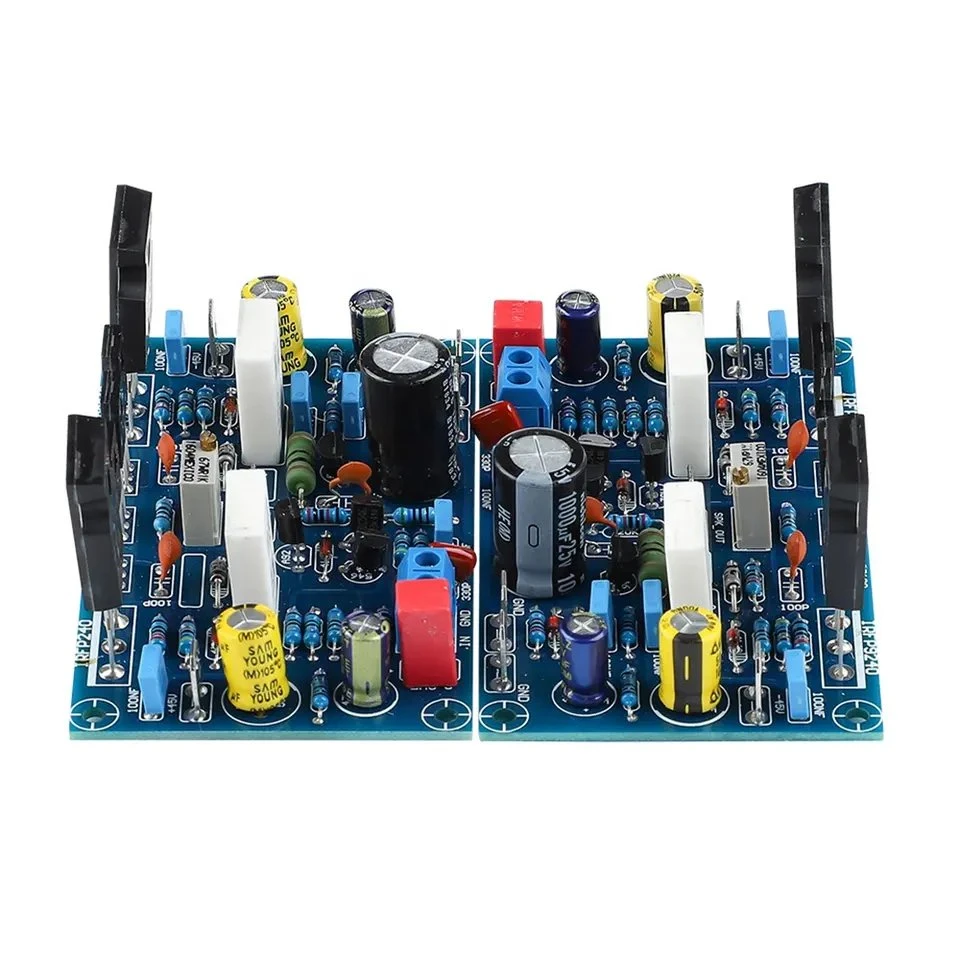 1pair Power Amplifier Board 100wx2 Amplificador Irf240 Fet Class a Power Amplifier Audio Board AMP for Home Sound Theater