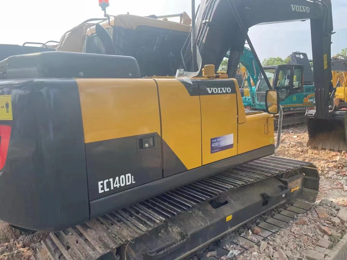 الحفار الأصلي Volvo Ec140، حفار فولفو Ec140dl Ec210 Sarga Volvo بقدرة 15 طنًا