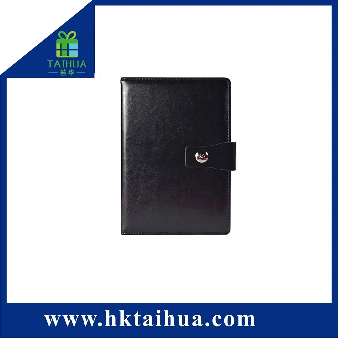 A5 PU Leather Hardcover Business School Office Notebook with Elastic Strap Button