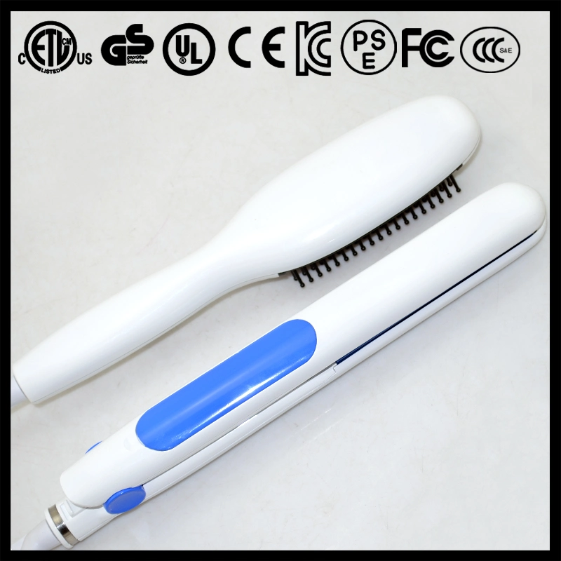 Temperature Adjustable Steam Hair Flat Iron (V179)