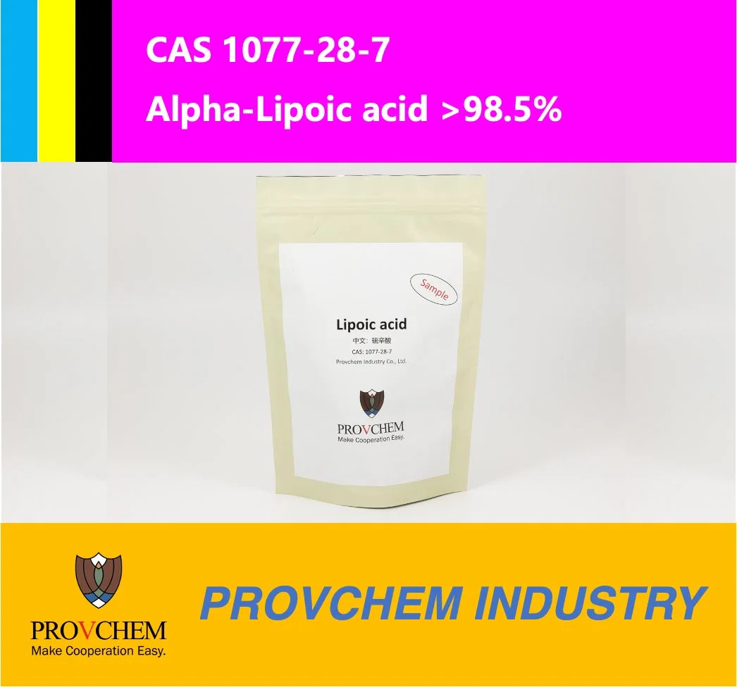 Ácido tioctico / CAS 1077-28-7 producto para el cuidado de la piel