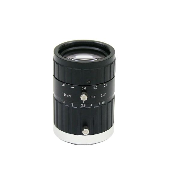 2/3" 8MP 35mm F1.4 C-Mount machine Lentille de caméra de vision industrielle