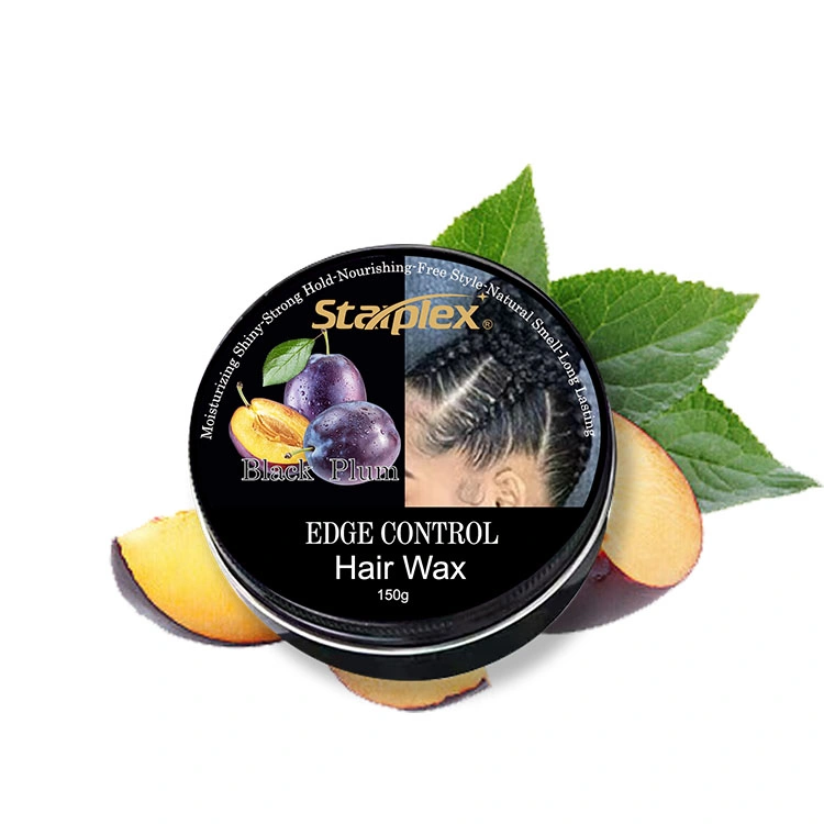 Larga Starplex OEM de etiqueta privada de pomada Cabello Gel cera arraigo Edge Control para el cabello negro