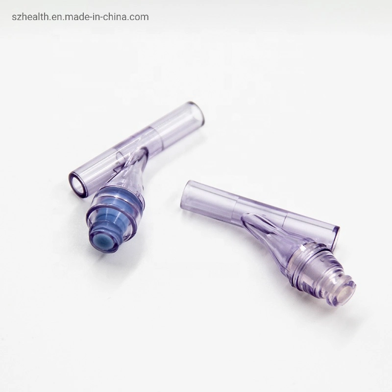 Medical Parts Accessories Y Shape Positive Pressure Needle Free Connector Joint Valve