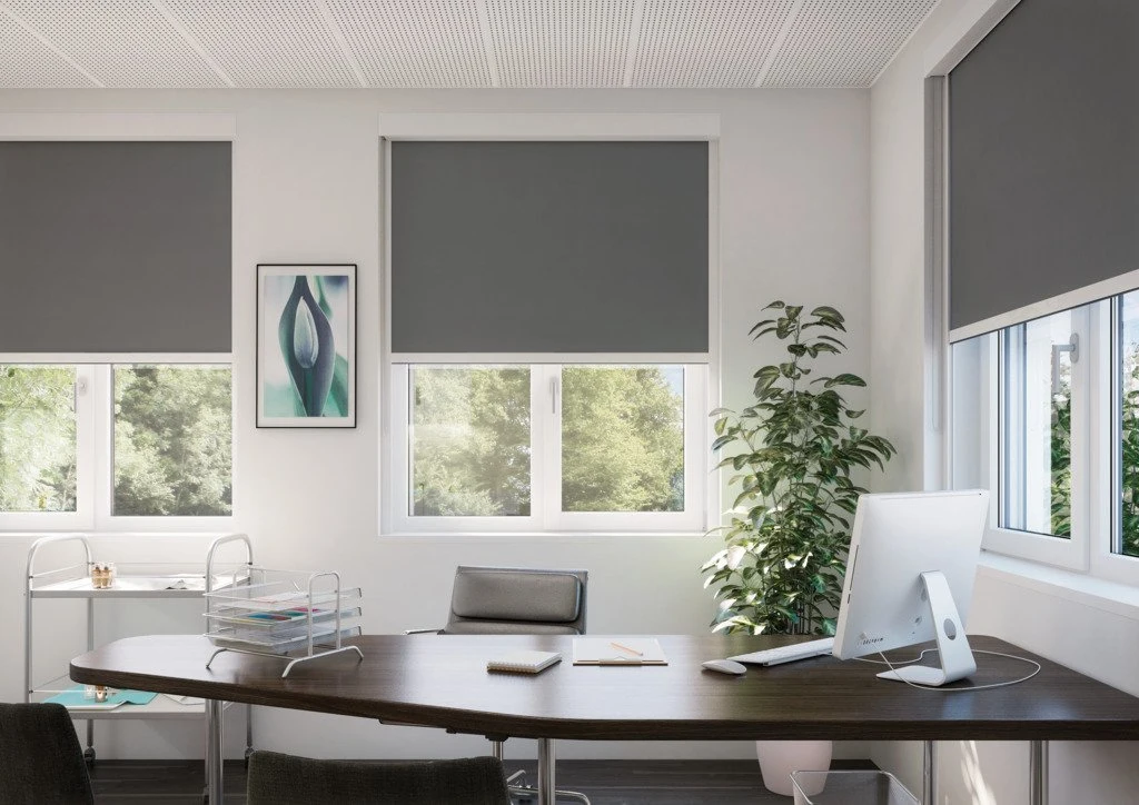 Windproof Fiberglass Roller Blinds Fabric