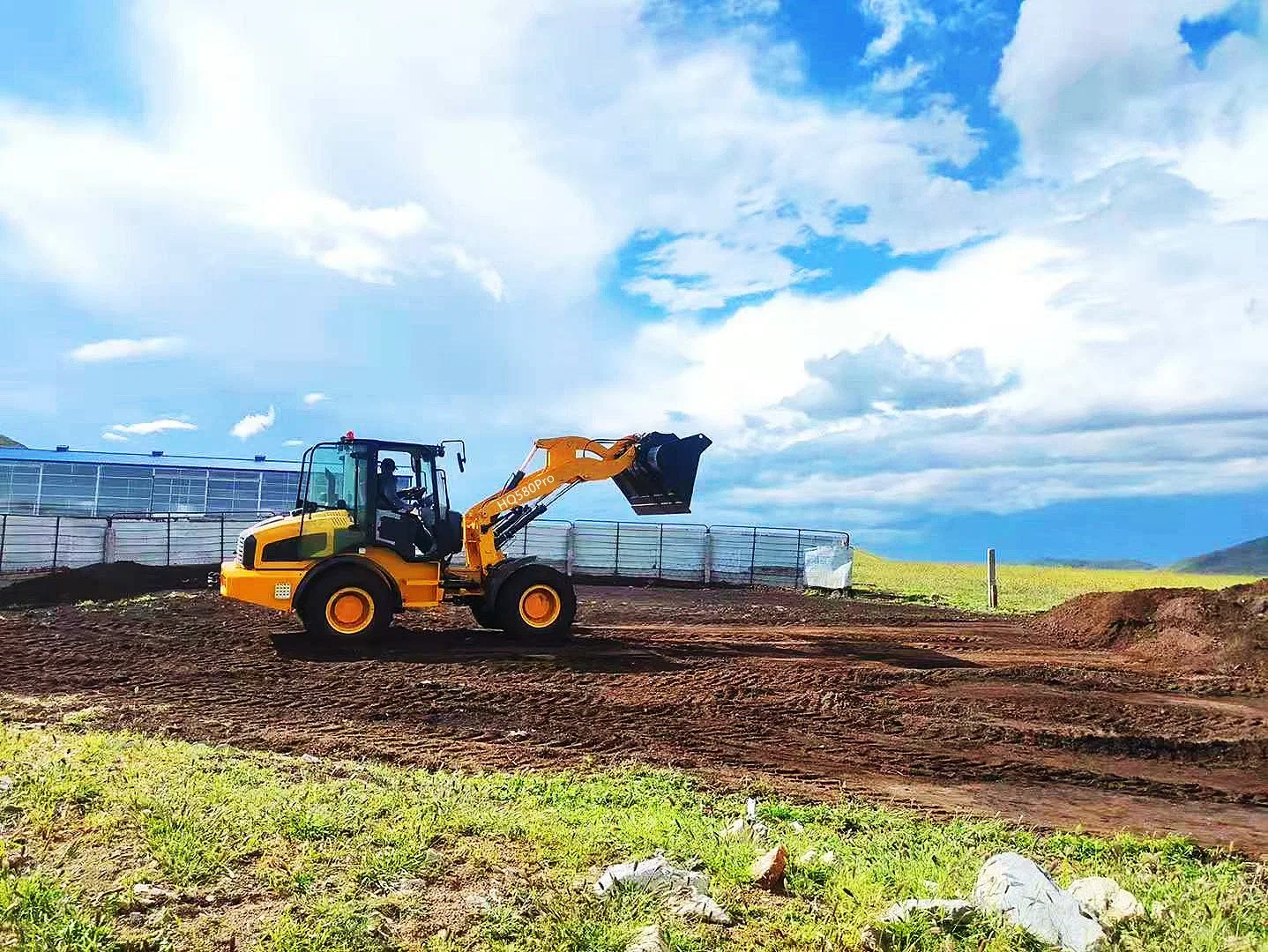 Haiqin Top Quality Strong (HQ580PRO) with CE, Euro V Engine Log Wheel Loader