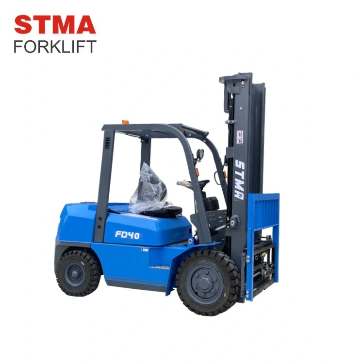 Stma 4tonne 4t Diesel Forklift Truck with Side Shifter and Fork Positioner