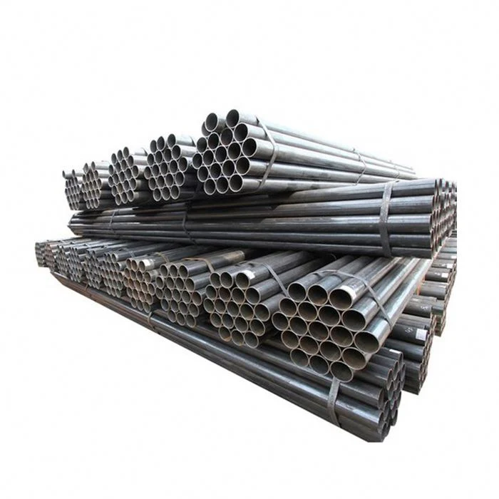 ASTM A53 Black Iron Pipe Welded Seamless Round Sch40 Steel Pipe for Building Material