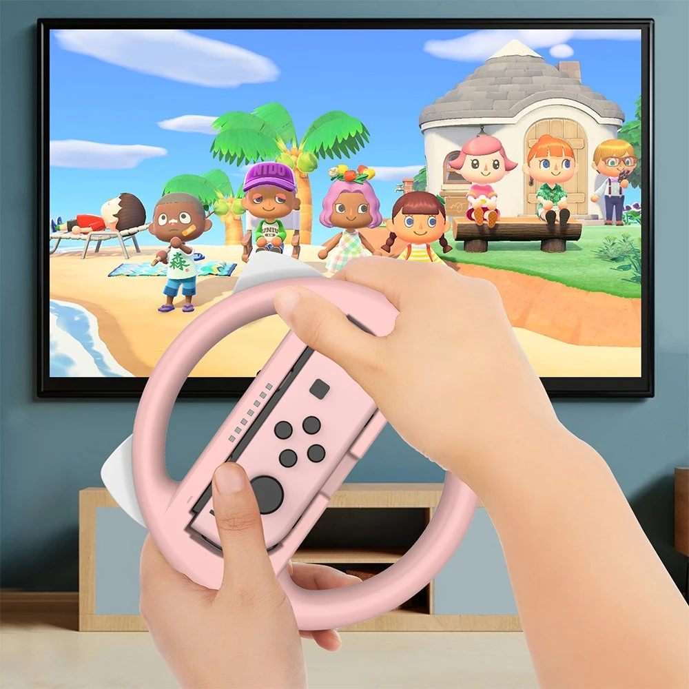 China Wholesale/Supplier Price Best Gift Cute Steering Wheel Shape Portbale Wireless Kids Game Handle