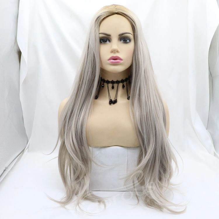 Synthetik-Faser Haar Perücken Lange Haare Cosplay Ombre