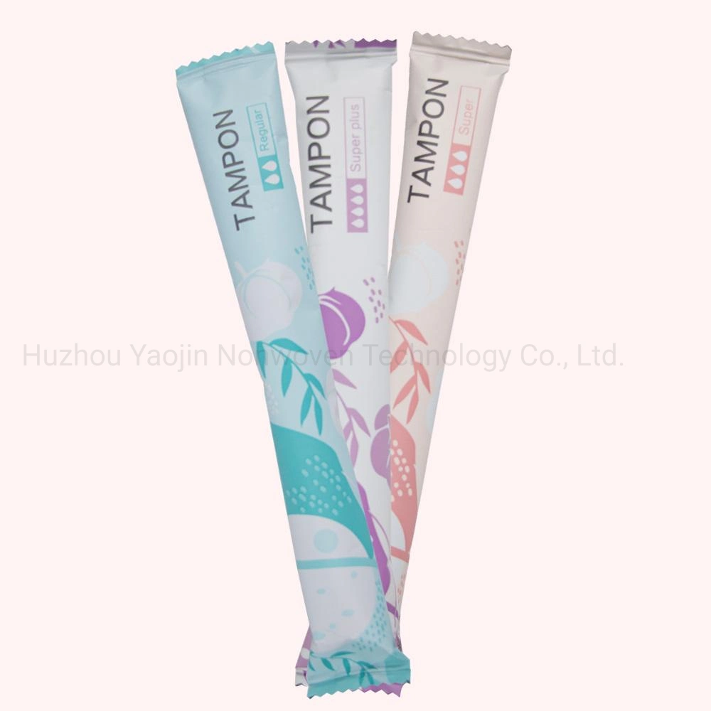 China Professional Factory Supply New 100% Natural Organic Cotton Tampon Women's Period Care Menstrual Tampons