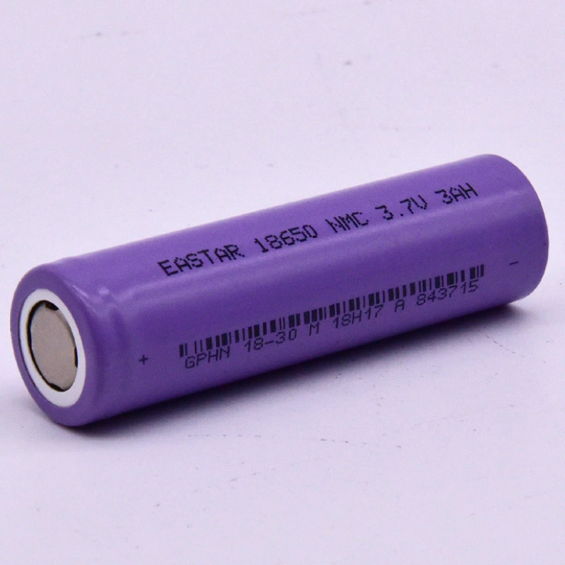18650 3.7V 2000mAh, 2200mAh, 2600 Lithium Ion Battery Cell