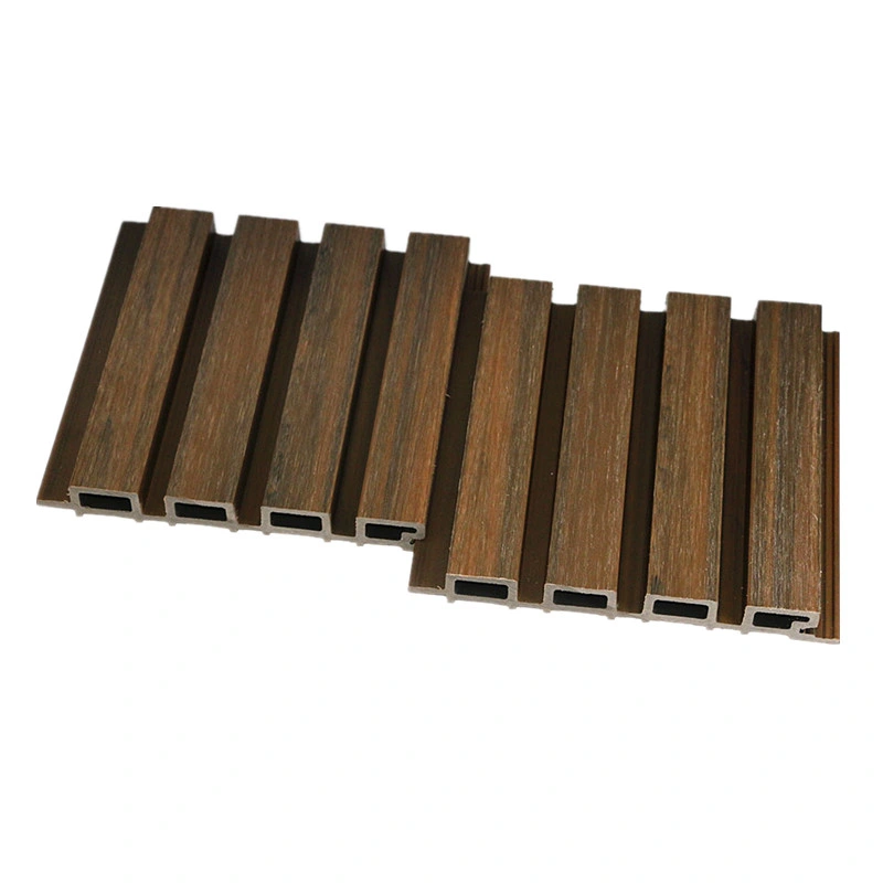 Outdoor Wall Cladding Construction or Building Material Wood Plastic Composite Co-Extrusion WPC Wall Panels Indoor Wall Tile