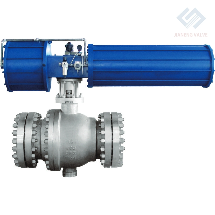 High Temperature Stability DN200 Trunnion Mounted Ball Valve with ASME Design Standard