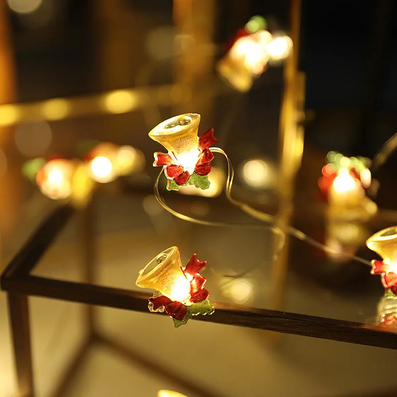 Guirlande LUMINEUSE À DEL avec piles de Noël, lumière décorative