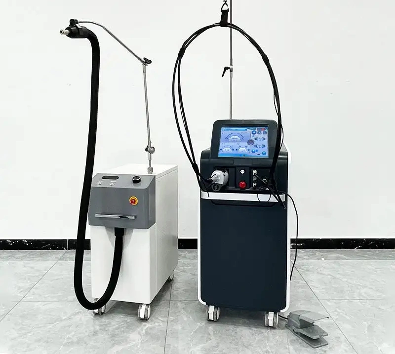 1064nm and 755nm Alexandrite Laser Hair Removal Treatment with Cryogen Cooling System Beauty Equipment