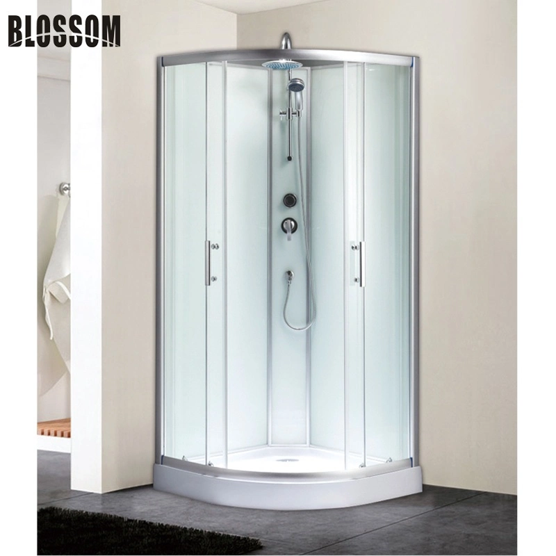 Bathroom Simple Clear Glass Room Shower Enclosure with Tempered Glass