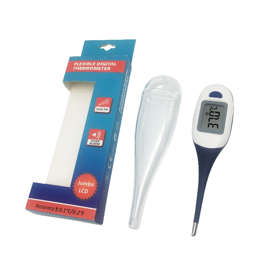 Extra-Large LCD Digital Thermometer, Waterproof Medical Thermometer with Predictive Measuring