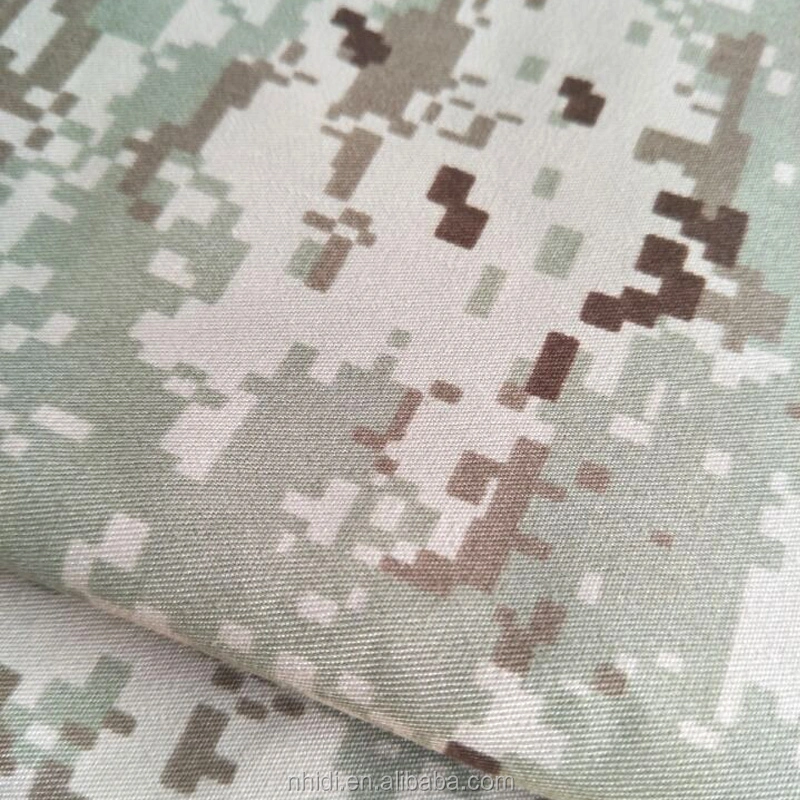 Тканый материал Tволи рипстоп Camo Print военный стиль Однородная камуфляжная ткань