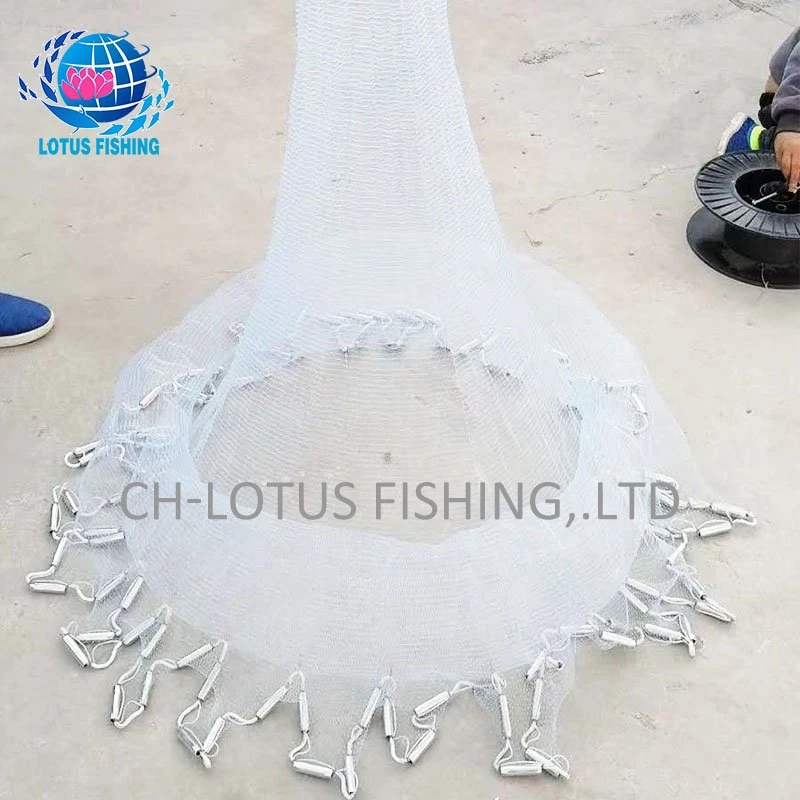 Factory Price Nylon Monofilament Throwing Catch Drawstring Cast Net Fishing Net