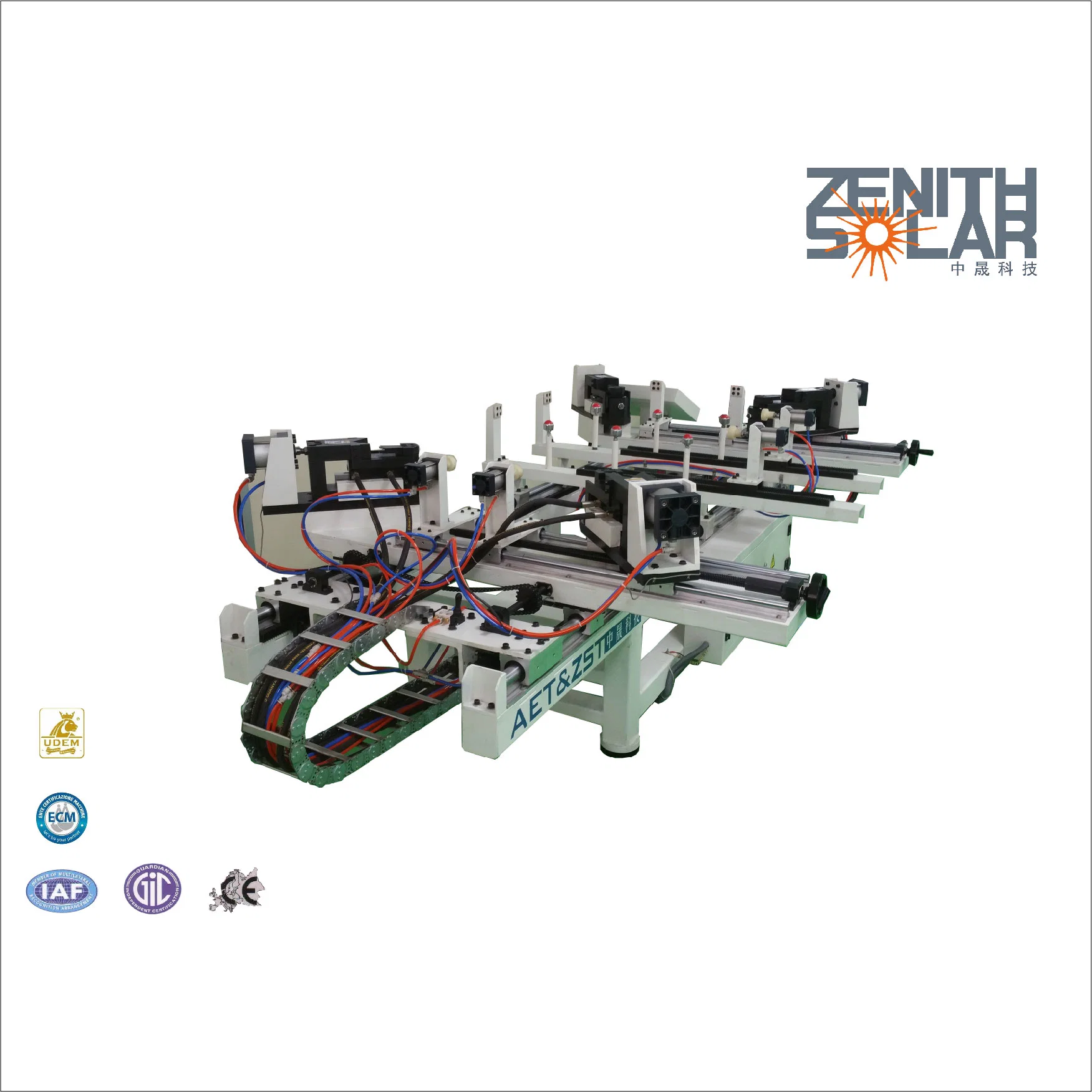 Hydraulic Frame and Angle Combing Solar PV Frame Machine