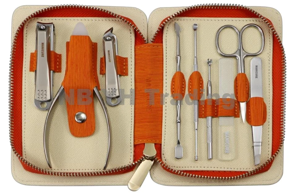 9PCS Manicure Pedicure Tools Nail Clippers Set for Hand and Foot Can Be Customized in Color and Printed with Logo