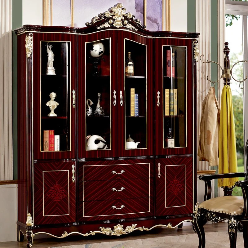 Home Office Furniture Wooden Bookcase in Optional Cabinets Color